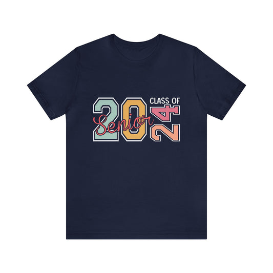 Senior Class of 2024 Unisex Jersey Short Sleeve Tee