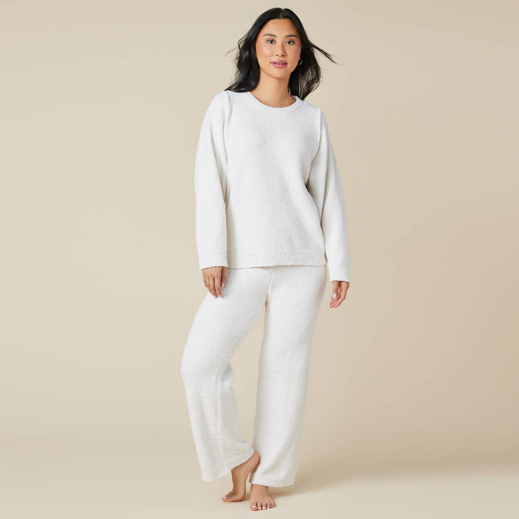 Marshmallow Reverse Seam Bracelet Lounge Set - Oprah's Fave: Coco / XL