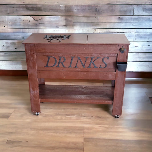 LilliKat Custom Cedar Wood Outdoor Cooler
