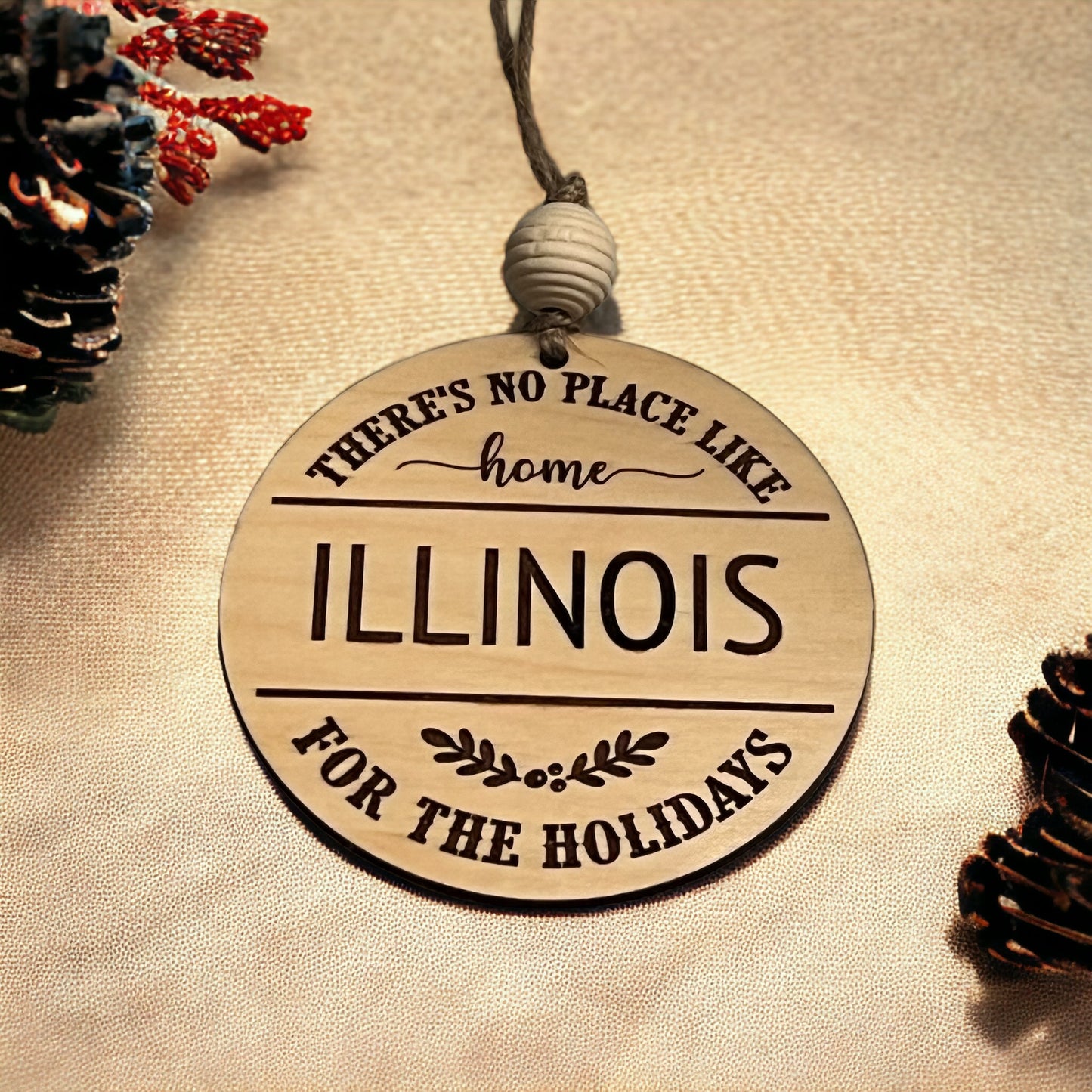 There's No Place Like Home Personalized Ornament
